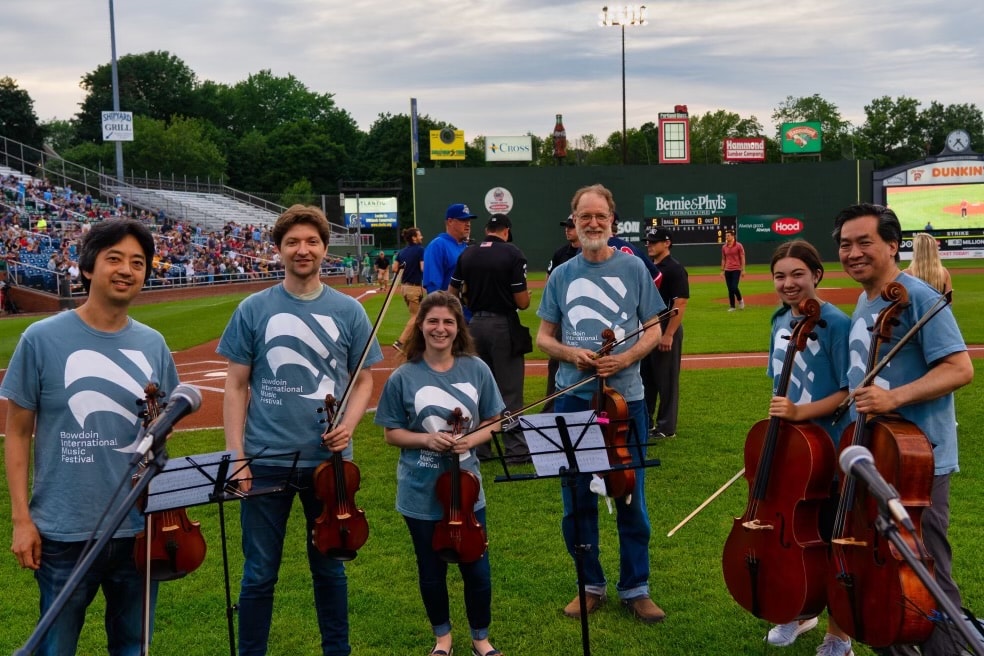 Portland Sea Dogs – National Anthem, Bowdoin International Music Festival